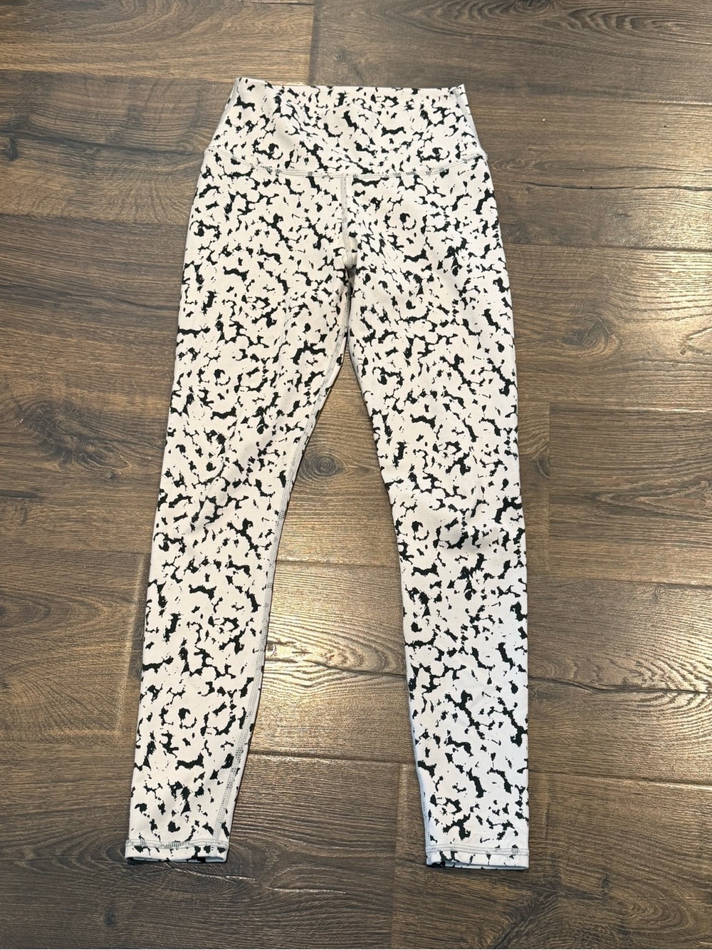 Varley Black White Speckle Print Leggings Women’s XS